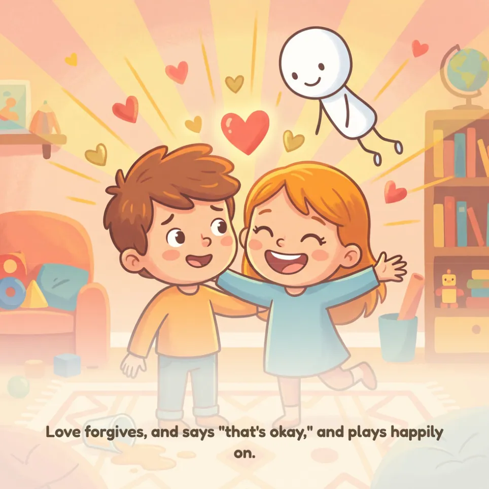 A page from The Greatest is Love