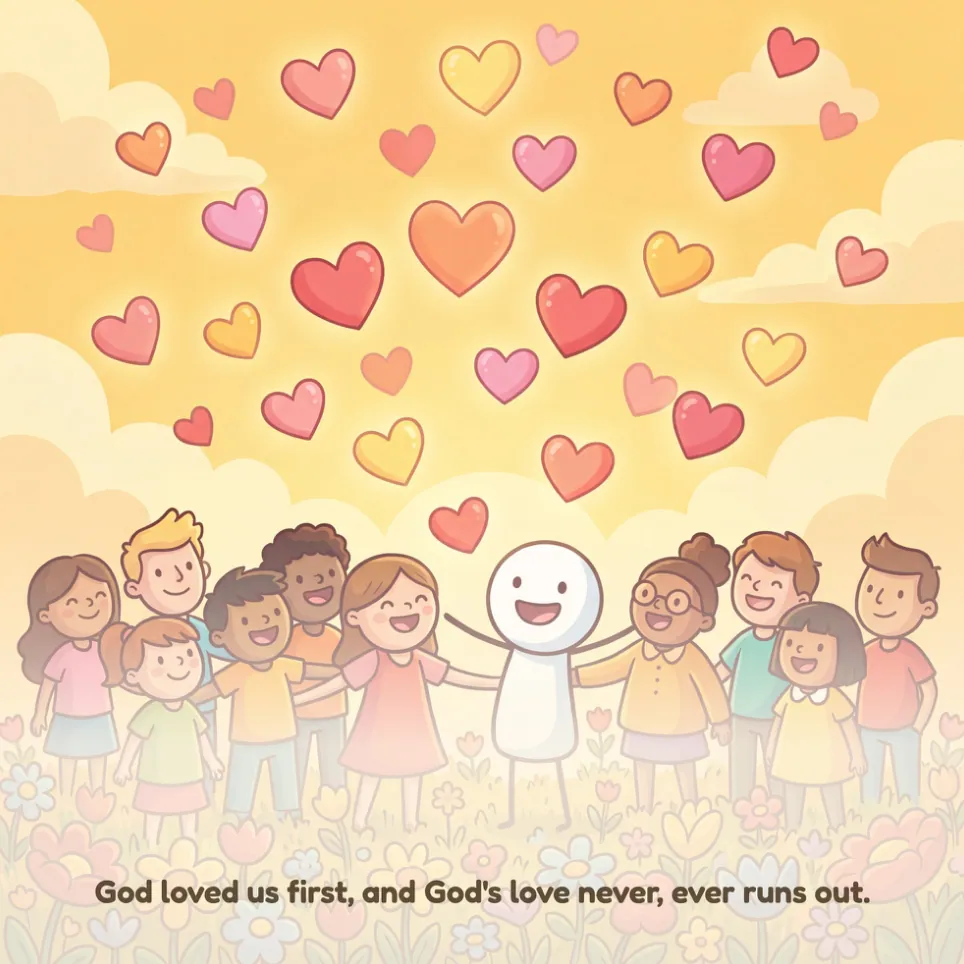 A page from The Greatest is Love