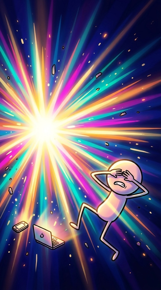 A vibrant illustrated scene from The Stickman Bible